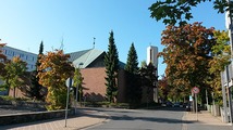 Die Kirche St. Liborius in Bad Wildungen wurde 1968 geweiht. Wie auch die Christkönigkirche ist sie Anlaufpunkt für viele Patienten in den umliegenden Kliniken.